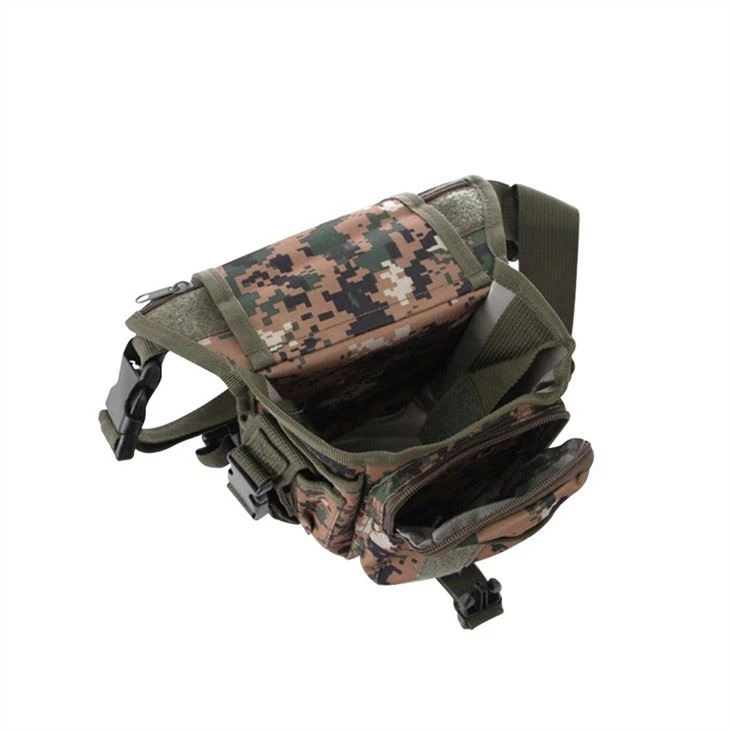 Olive Green Multi-Function Outdoor Military Training Leg Bag Backpack For Tactical